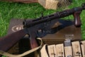 The STEN is a family of British submachine guns chambered in 9Ãâ19mm